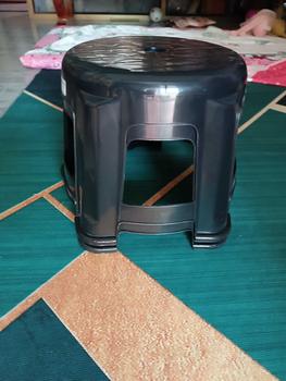 Product Review of Bigone เก้าอี้ทรงเตี้ย5ขา สีดำ No.368 ไม่มีพนักพิง เก้าอี้กลมหัวโล้นสีดำ blackchair ซักผ้า เก้าอี้ห้าขา from พ**T 2