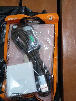 Product Review of 3in1 Super Fast Charger for Android Type C Micro USB iOS with Adaptor 240W 120Watts Cable Charging Connector Lightning Cellphone Mobile Device Smartphone Durable Sync Electronic from P**. 2