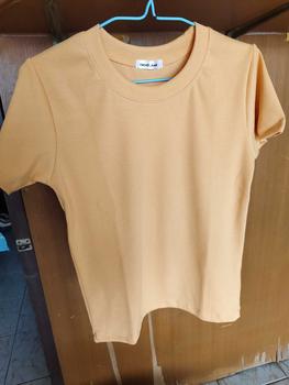 Product Review of เสื้อยืดคอกลมผ้าร่อง2x2 พรีเมี่ยมใส่สบาย from r**✨ 2