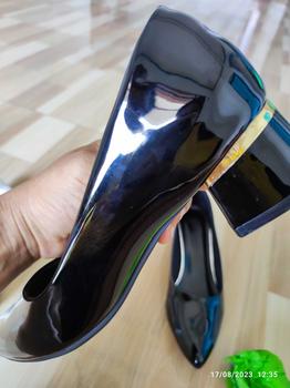 Product Review of Giày Cao Gót 3p Da Bóng Sai 35-42 Fom Chuẩn Đế Cao Su Chống Trơn - Shoes Jean from C** L** V**n 1