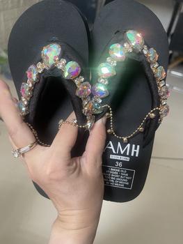 Product Review of (MỚI 2024) Dép Xỏ Ngón Nữ Dép Kẹp dép Tông Nữ Đính Đá Nhân Tạo Đế Chống Trượt Hàng Quảng Châu DéP GiàY dep xongon Shoes from ꧁**̂ Ⓗ** 𝓛**꧂ 2