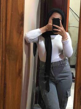 Product Review of Highwaist Loose Jeans Cargo Abu / Celana Panjang Wanita Polos Cewek Korean from n**★ 0