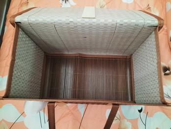 Product Review of Kotak simpanan mudah alih untuk perkhemahan, bakul tenunan tangan, bakul buluh lipat, Bakul berkelah pastoral, produk buluh tenunan Camping Equipment from E**a 1