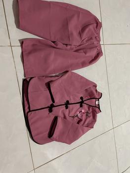 Product Review of Đồ Lam Đi Chùa Sẩm Thẳng Bé # vải kate mịn thêu hoa sen Cho Bé from T** M**h 2