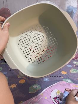 Product Review of Bộ Thau Rổ Vuông Inochi Kitchen 23/27cm - Rửa Rau, Bảo Quản Thực Phẩm, Tiện Lợi, An Toàn, Kháng Khuẩn from T**h T** G** 0
