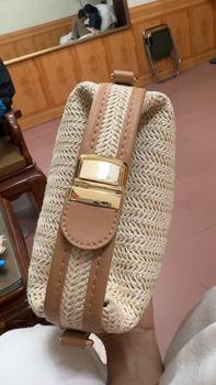 Product Review of Túi Cói Đeo Chéo Thời Trang Hè, Túi Xách Nữ Phong Cách Retro Cực Xinh TC64 from V**🍀 1