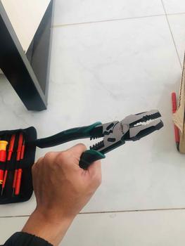 Product Review of Kìm Điện Đa Năng Cắt Sắt, Tuốt Dây Điện, Bấm Đầu Cốt, Vặn Ốc ,Hãng Tuosen. Gia Công Thép CrV, Áp dụng công nghệ nhiệt lạnh, Tiêu chuẩn chất lượng xuất thị trường Châu Âu kiềm  đa kìm  điện from 𝘾**𝙨 ** 3