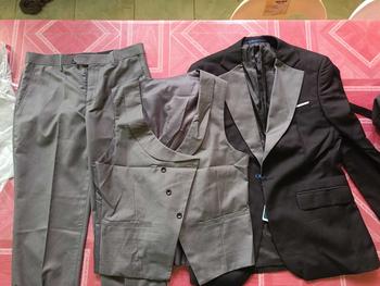 Product Review of New Suit Men's 3 Piece Fit Costume Homme Shawl Lapel Blazer Tuxedo Popular Party Wedding (Blazer+Vest+Pants) from t**y 0