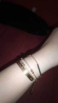 Product Review of TEBUS MURAH: Gelang Sultana + Gelang Hessa Rose Gold - INFO Penting: Tanpa Pouch & Lap Pembersih Thiqla from S**A 2