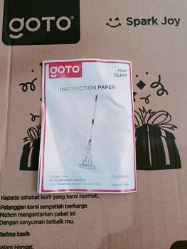 Product Review of Goto [COD] Clint Cleaning Mop Alat Pel Set Peras Karet Pembersih Lantai from S**a 2