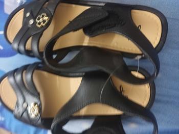 Product Review of รองเท้าแตะรัดส้นผู้หญิง หนา4.5ซม sandals ตีนตุ๊กแก แฟชั่น กันลื่น ให้คุณแม่ ใส่สบาย นำเข้าราคาถูก from เ**์ พ**น 2