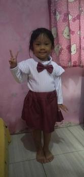 Product Review of Dress Knits Anak Perempuan usia 1-6 Tahun variasi salur pita Lengan panjang Anak-Anak Gaun setelan from R**i W**i 0