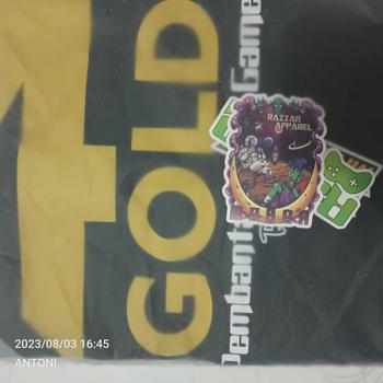 Product Review of RAZZAN KAOS ROLE MOBILE LEGENDS ALLROLE GOLD LANE EXP LANE MID LANE JUNGLER ROAMER PREMIUM QUALITY BAJU GAMING ML ROLE from @**👋 1