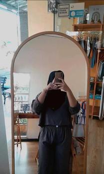 Product Review of Glory One set crop top Cringkle Airflow - Setelan Wanita Cringkle One Set termurah from N**a 1