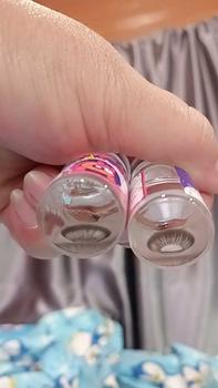 Product Review of 【-100°-600°】Midroo เลนส์แฟชั่น คอนแทคเลนส์สี Thai Tea Grey/ Black ค่าสายตาสั้น Big Size Contact Lens 14.5mm from ต**า ** พ**ร 0