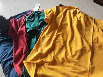 Product Review of (Paket isi 4 Pcs) Kaos Pocket Saku MBN Pria Wanita Fashion Army Cream Distro Hitam Katun from u**w 0