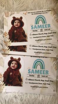 Product Review of Customized Invitation Christening Birthday Wedding Baptismal from m**0 0