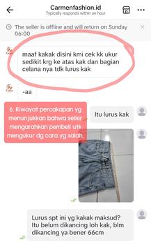 Product Review of Kulot Jeans High Waist Wanita Celana Panjang Denim Fashion CF P529 Biru Muda from n**b 2
