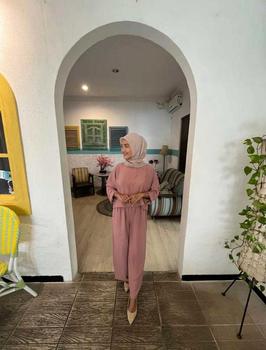 Product Review of Glory One set crop top Cringkle Airflow - Setelan Wanita Cringkle One Set termurah from R** r**a 2