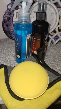 Product Review of Jacks Paket Ampuh ( Perawatan Mobil Efektif Hilangkan Jamur Kaca dan Pelindung Kaca Mobil ) All Varian 250 ML Spons dan Kain Microfiber from V** C**a 2