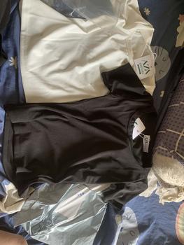 Product Review of ÁO THUN TĂM TAY NGẮN CỔ VUÔNG BODY NỮ from M** b** M** C**p ❤** 0