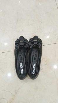 Product Review of Giày Bệt nhọn da sần đen/kem nơ cao su dẻo cho Nữ from M** X**n 0