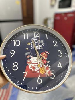 Product Review of นาฬิกาแมวกวัก นาฬิกาติดผนัง นาฬิกาแขวน (ขนาด20cmและ30cm) เข็มเดินเรียบ ตัวเลขนูน 3 มิติไม่มีเสียงรบกวน ประหยัดถ่าน from M**w J**s 2