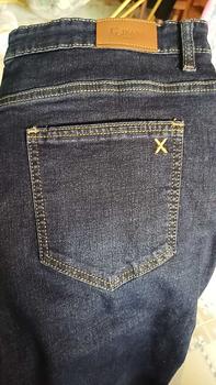 Product Review of (COMBO 2 QUẦN JEANS) Quần jean nữ lưng cao bigsize từ 55 đến 105kg, vải bò co giãn không phai màu, dáng skinny ống ôm hơi đứng màu xanh đen Pants Denim Women Ong hot from Y**! 0