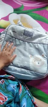 Product Review of MOMS_ Omiland Tas Bayi Alpaca Series biru grey bags bag size kecil medium besar tasbayi from H**T 0