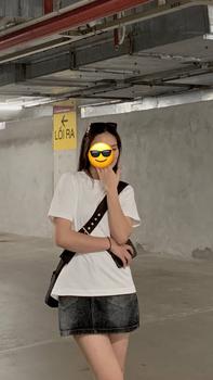 Product Review of Áo Thun Nữ HIADA Cổ Tròn Baby Tee 100% Cotton Thoáng Mát Top from M**u 2