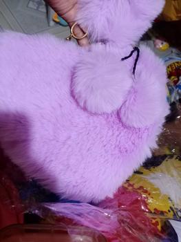 Product Review of Ladies Handbag Plush Heart-Shaped Women's Furry Love Handbag Chain Autumn and Winter Heart Bags from s**y m** 0