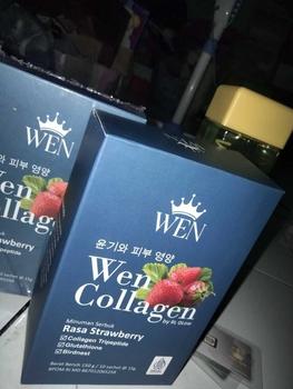 Product Review of 3 BOX WEN COLLAGEN STRAWBERRY BPOM from 💎**💎 0