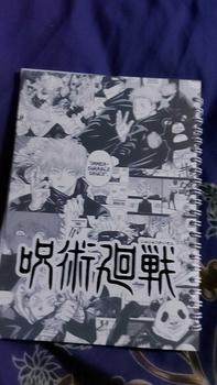 Product Review of notebook / buku catatan / bloknote anime Jujitsu kaisen full colour murah limited ukuran A6 dan A5 from フ**🍂 1