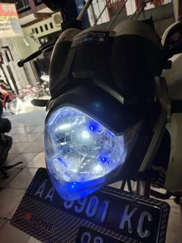 Product Review of Lampu Utama LED H4 D3 Senja Biru High Low Putih Kuning VIXION CBR NINJA KLX CRF BYSON from D**i 1