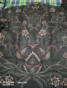 Product Review of kemeja batik katun  SLIMFIT BUNGA LASEM Ready Panjang Dan Pendek (Pilih Variasi) Ready Size Jumbo 5L LD 130 Max BB 130 Bahan Katun Halus Primisima Berlapis Furing Dan Jahitan Eksklusif from S**0 3