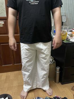 Product Review of [BST 2025] AB HOUSE - Quần kaki  WIDE LEG  cotton form ống suông rộng from T** K** H** L** Đ** 0