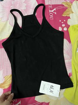Product Review of B21_Áo 2 Dây Cổ V Phôm Ôm Body Chất Zip Lụa QC from T**n 2