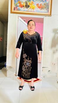 Product Review of ĐẦM NHUNG TRUNG NIÊN ĐÍNH ĐÁ KIM SA  #VH059 ,SANG CHẢNH QUÝ PHÁI TẶNG BÀ, TẶNG ME YÊU Nữ Women Dress Kim Tuyến Xanh Rêu from B** c** m** ❤** 0