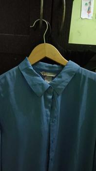 Product Review of Melva Korean Crop Kemeja Wanita Semi Crop Linen Saku Dua Ld 120 Blouse Atasan Wanita Gemilang from v**8 0