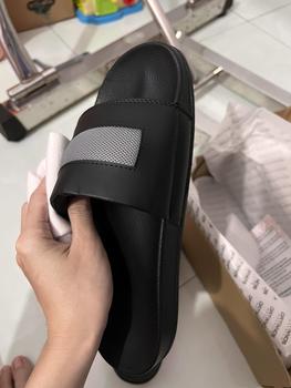 Product Review of Dép Quai Ngang DATINNOS Nam Nữ Thời Trang Đế Đen Quai Đen DATINNOS DT15 - FULLBOX Và Bảo Hành dép Lê Slipper Đế Bằng Dép Quai Ngang from P**n 3