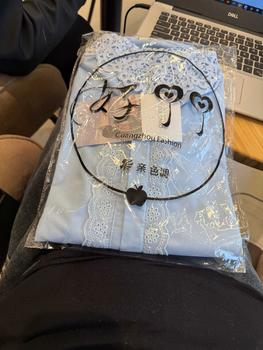 Product Review of Áo sơ mi nữ, áo sơ mi cổ ren áo sơ mi thô nến nẹp viền ren boi măng sét 2 màu trắng xanh full size SM Top Voi Shirt Women Sen  sơ  mi  cổ  trụ  nữ   nữ   lụa  đỏ  sang  chảnh  đễ thương áo cánh & áo sơ mi áo cánh & áo sơ mi from b**e 2