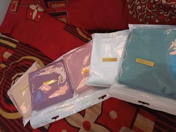 Product Review of PAKET (5+3pcs RANDOM) VOAL MIRACLE ALAINA SCARF POLOS hijab persegi Kerudung from A** L**😊 1