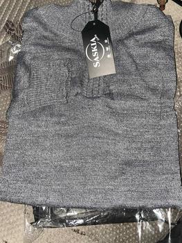 Product Review of sweater crew neck resleting twes setengah Polos Crew Neck Santai baju katun panjang knitwear pria motif navy cowok crewneck hitam sweater resleting Cardigan sweater punk sweater basis hoodie telepatiche sweater basis Kerah from G**a 0