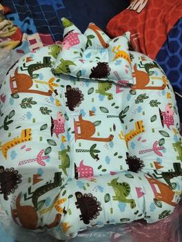 Product Review of SOFA BAYI/SOFA BAYI MURAH/TEMPAT TIDUR BAYI alas empuk newborn  bantal from s**y 0
