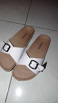 Product Review of sandal nevada wanita sendal slop wanita terbaru Kasual sandalpuyuhfladeo from m**a 0