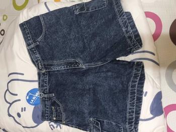 Product Review of (L110) กางเกงยีนส์ขาสั้นคาโก้ “สีดำสโนว์มิดไนท์” from A**o 1