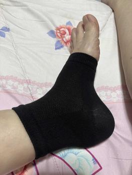 Product Review of ถุงเท้าผ้าเพิ่มความสูง 2.5 - 3.5 ซม ผ้า Cotton ซิลิโคนติดส้นเท้า ฟรีไซส์ เสริมส้น สูงทันใจ อยากสูง สูงง่าย สูงไว พร้อมส่งจาก กทม 1 คู่ from C**🤎 0