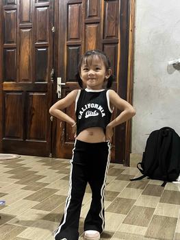 Product Review of Áo Croptop Sát Nách Hình In Cho Bé Gái Cực Sành Điệu TULALOVE from T**i 0