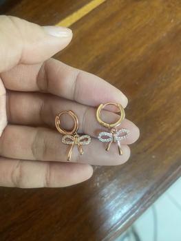 Product Review of ต่างหู แฟชั่น งานโบว์ห้อยสวยๆ งานน่ารักมาก from 🍂**🌻 1