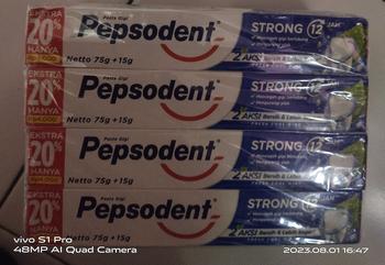 Product Review of DAPAT 12PCS Pepsodent Strong 75 + 15g Murah Mulut from f**0 0